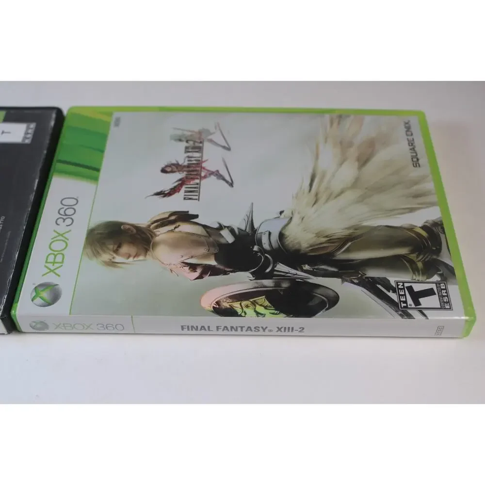 2 games: Final Fantasy XIII + XIII-2 (Microsoft XBox 360) Authentic, Tested